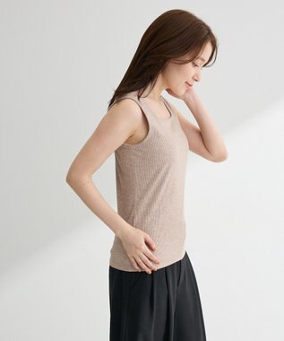 Green Parks ２ＷＡＹネックラメタンクトップ Beige