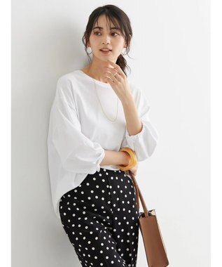 AMERICAN HOLIC 袖ボリューム半袖カットプルオーバー Off White