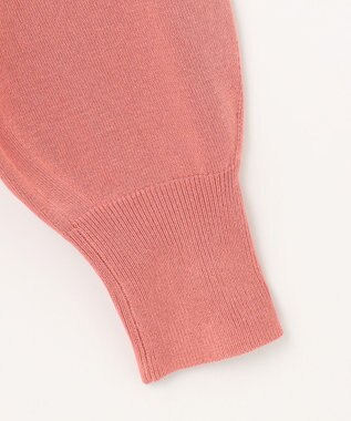 ANY 【洗濯機可】スプリングラグランニット コーラルピンク