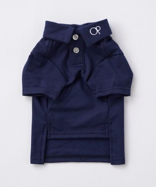 OP／FILA 【Ocean Pacific】ポロシャツ風ドッグウェア ペットウェア ネイビー