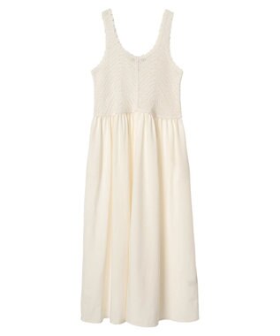 Green Parks ・ＳＵＧＡＲ　ＳＰＯＯＮ　クロシェキリカエワンピース Ivory