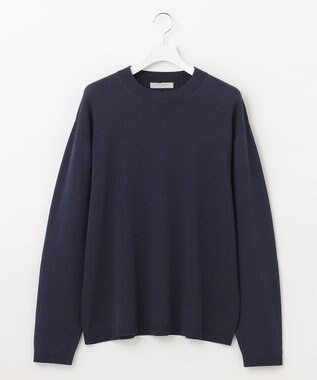 UNFILO MENS 【接触冷感】イージーケア ニットロングTEE [23年春夏商品] ネイビー