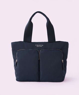 TOCCA 【WEB＆一部店舗限定・A4サイズ対応】VIA METRO NYLON BAG ナイロンバッグ ネイビー系
