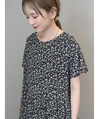 AMERICAN HOLIC アソートプリントフレンチスリーブワンピース Flower