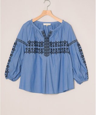 ONWARD Reuse Park 【自由区】ブラウス秋冬 ブルー