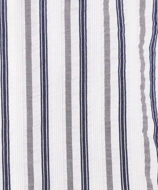 JOSEPH ABBOUD 【オーガニックコットン】オーガニックコードストライプ シャツ ダークブラウン系1