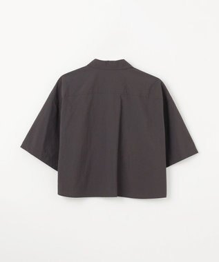 NAVE 【ReNAVE・洗える/撥水加工/接触冷感/UVケア/セットアップ】ナイロンタスラン シャツ グレー系