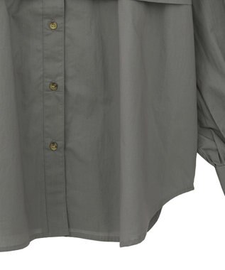 CRAFT STANDARD BOUTIQUE ヨークデザインシャツ Dark Gray