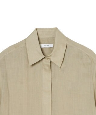 JOSEPH ラミーボイル　ショートスリーブブラウス　JUSTI Cactus