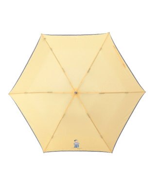 MOONBAT POLO RALPH LAUREN 折りたたみ傘 無地×フレンチベア 軽量 イエロー