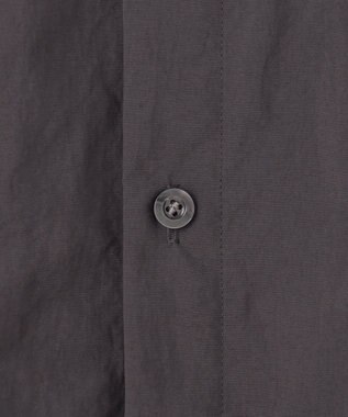 NAVE 【ReNAVE・洗える/撥水加工/接触冷感/UVケア/セットアップ】ナイロンタスラン シャツ グレー系