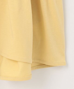 Feroux 【UVケア】ティアードチュニック Tシャツ ライトイエロー系