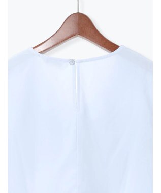 Te chichi リボンディテールペプラムブラウス サックスブルー