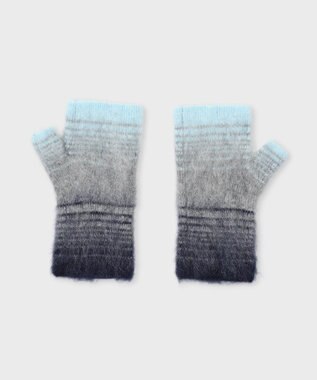 Paul Smith モヘア ミックス グローブ ネイビー