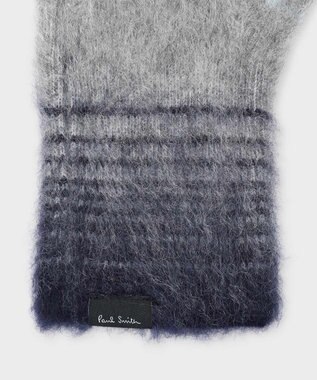 Paul Smith モヘア ミックス グローブ ネイビー