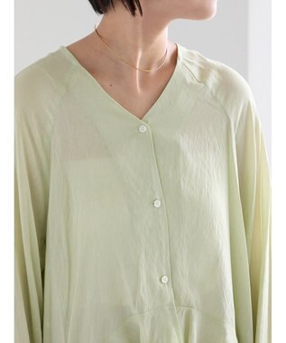 Te chichi イレギュラーヘムチュニックブラウス ピスタチオ