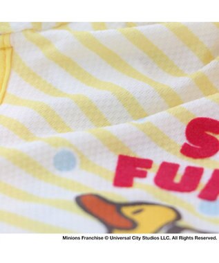 PET PARADISE ミニオン  ポケットクール タンクトップ 《アヒル浮き輪》 小型犬 ホワイト×イエロー