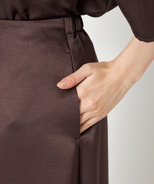 NAVE 【ReNAVE】タンブラーサテン スカート ブラウン系