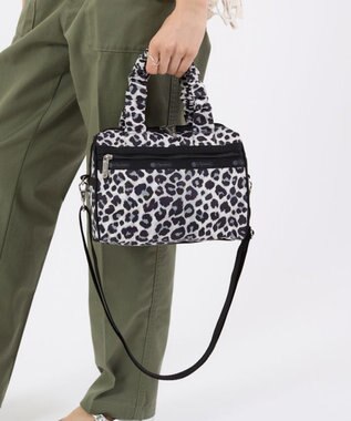 LeSportsac GH EVERYDAY SM SATCHEL /ニュートラルレオパード ニュートラルレオパード