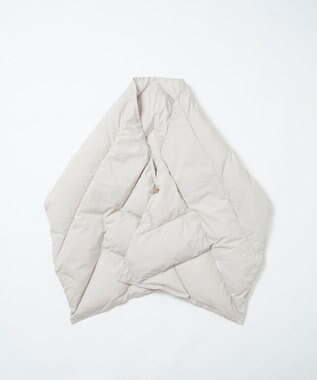 KWD 【日本製/UNISEX】DOWN SHAWL ポーランドホワイトグースダウンショール グレージュ