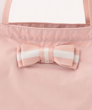 TOCCA 【WEB限定・A4サイズ対応】BICOLOR RIBBON ECOBAG エコバッグ ピンク系