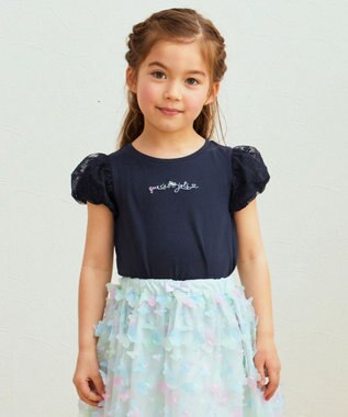 ANY KIDS 袖 チュール Ｔシャツ