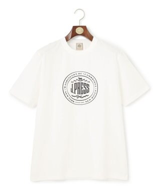 J.PRESS MEN 【WEB限定】オーバルロゴ Tシャツ ホワイト系