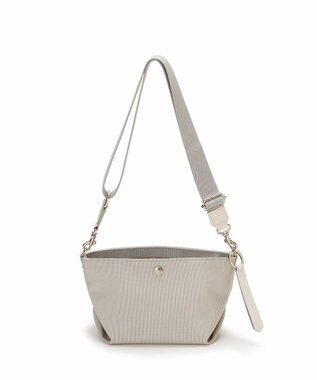 TOPKAPI 【Breath TOPKAPI】Aerial エアリアル ナイロン カラーストラップ付き ショルダーバッグ /軽量 ライトグレー