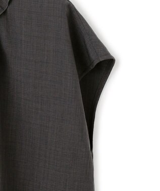 23区 S 【WEB&一部店舗限定】ライトタンブラー ギャザー フリル ブラウス グレー系