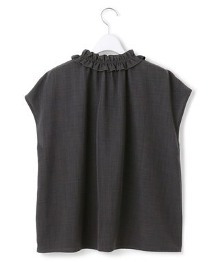 23区 【WEB&一部店舗限定】ライトタンブラー ギャザー フリル ブラウス グレー系