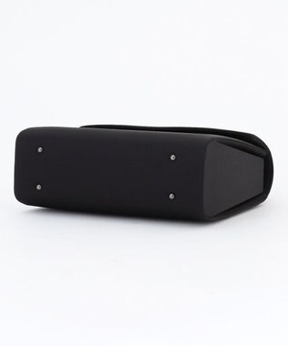 自由区 FORMAL 【日本製】編み手コード刺繍 ハンドバッグ ブラック系