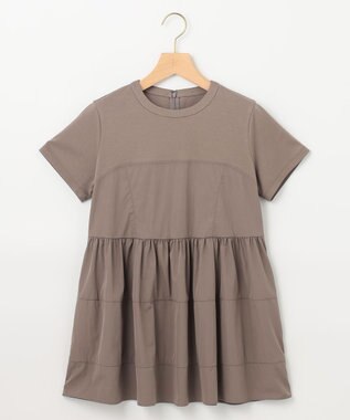 組曲 L 【接触冷感】ビスチェレイヤードTシャツ カーキ系