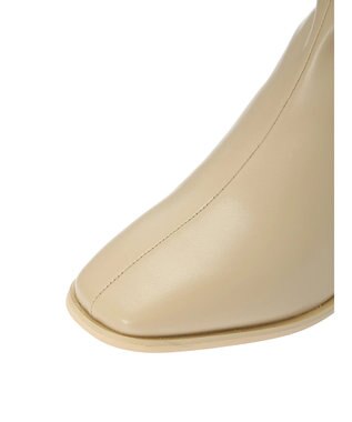 Green Parks ・ｍｉｎｉａ　金具付ストレッチショートブーツ Beige