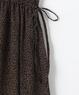 ANY 【洗濯機可能/ウエストゴム】ウエストギャザー ワンピース フラワー