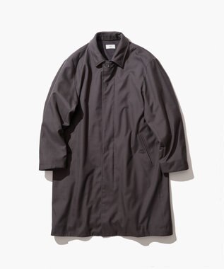ATON NIDOM SILK | シルクパッドバルマカーンコート - UNISEX GRAY