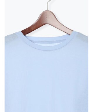 Te chichi 【雑誌掲載アイテム】シルケット天竺クルーネックロンT《2026 spring catalog item》 サックスブルー