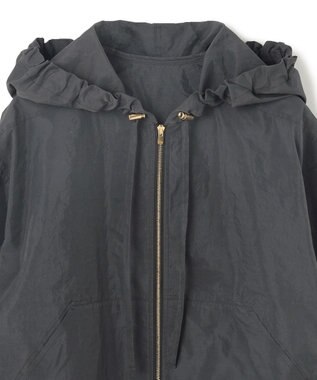 BEIGE， 【洗える・Precious 4月号掲載】GAURA / シアーパーカーブルゾン Black