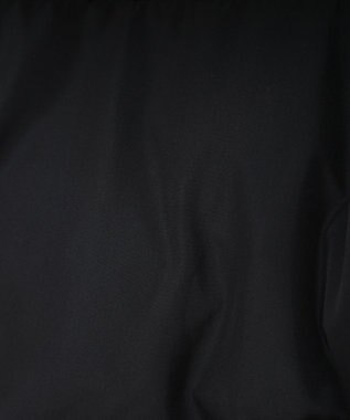 earth music&ecology フードファー中綿ショートコート ブラック