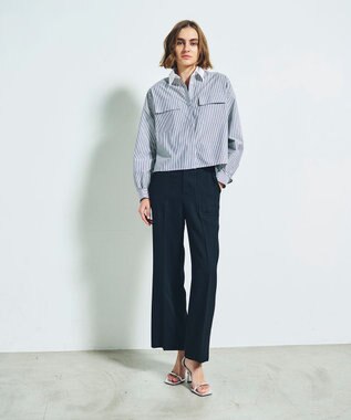 GRACE CONTINENTAL サテンベイカーパンツ ブラック