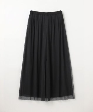 GRACE CONTINENTAL チュールレイヤードパンツ ブラック