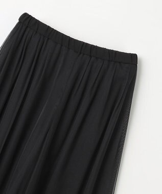 GRACE CONTINENTAL チュールレイヤードパンツ ブラック