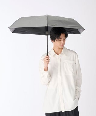 MOONBAT 【3秒で折りたためる日傘/自動開閉】 遮光100% 晴雨兼用 折りたたみ傘 ウラワザ ダークグレー