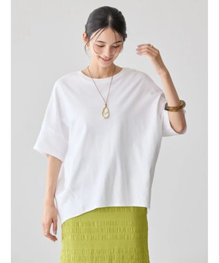 AMERICAN HOLIC ＵＶカット＋接触冷感　コクーンカットプルオーバー Off White