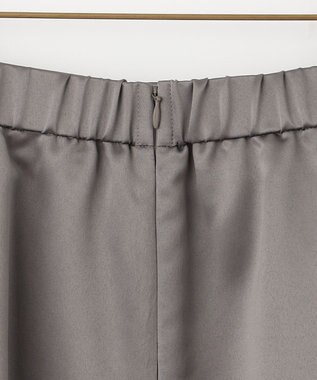 組曲 L マットサテンノーブルスカート スレートグレー系