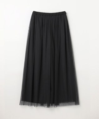 GRACE CONTINENTAL チュールレイヤードパンツ ブラック