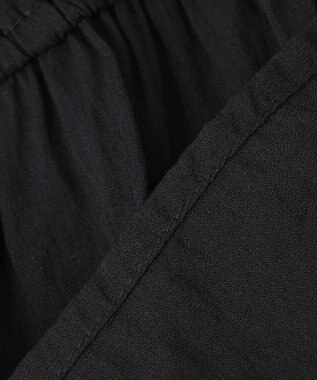 ANY SIS 【洗える】シャーリングシアー ブラウス ブラック