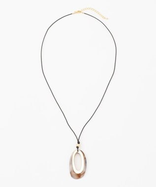 ANY マーブルフープネックレス ライトゴールド