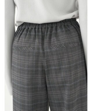 earth music&ecology チェックストレートパンツ Check Gray