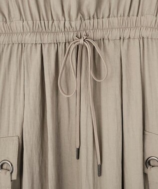 YECCA VECCA 【UVカット/遮熱/接触冷感】COOLカーゴキャミワンピース Charcoal Gray