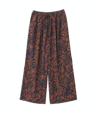 AMERICAN HOLIC リネンブレンドアソート柄パンツ Terracotta